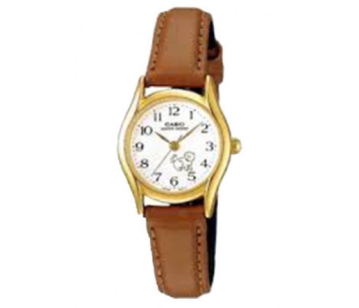 Casio LTP-1094Q-7B7DF Womens Analog Watch Brown and Gold - Zoom Image