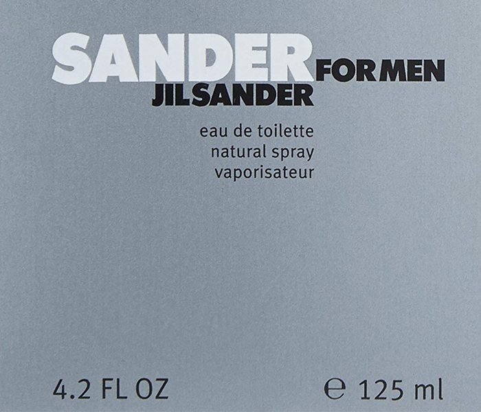 Jil Sander 125ml Sander Eau De Toilette Spray for Men - Zoom Image 1