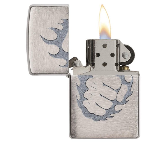 Zippo 29428 200 Tattoo Fire and First Lighter Silver - Zoom Image 1