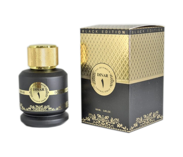 Paris 100ml Dinar Black Eau De Parfum for Unisex - Zoom Image 1