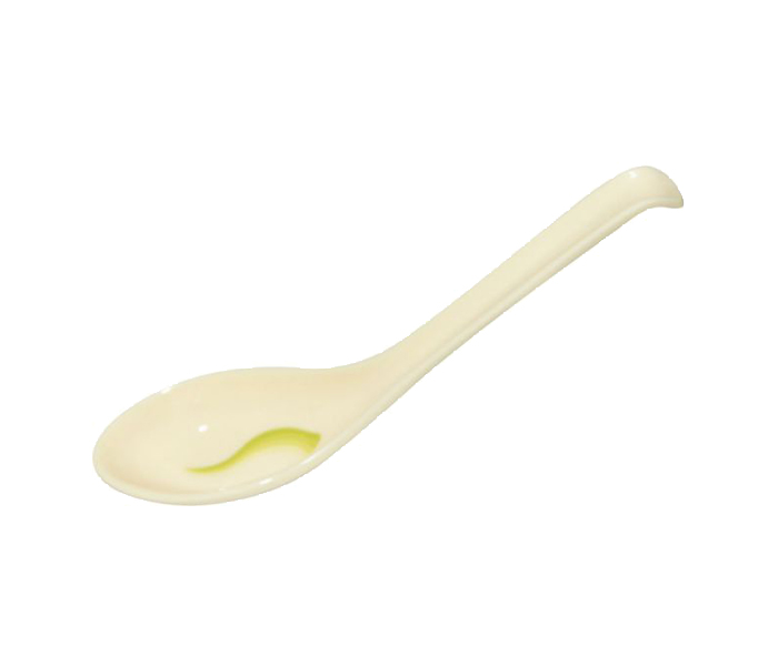 Royalford RF8093 6.3-inch Melamine Ware Super Rays Soup Spoon - Mint Green - Zoom Image