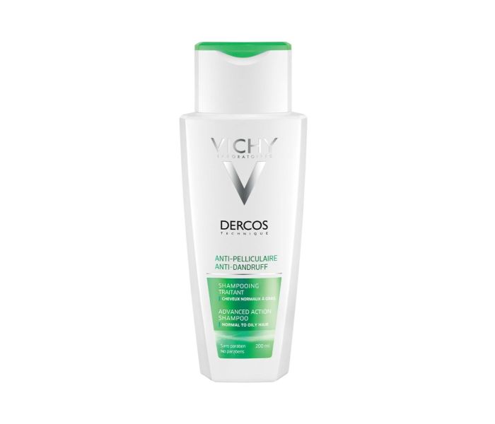 Vichy N11264890A Dercos Anti-Dandruff Shampoo for Normal to Oily Hair 200 ml - Zoom Image