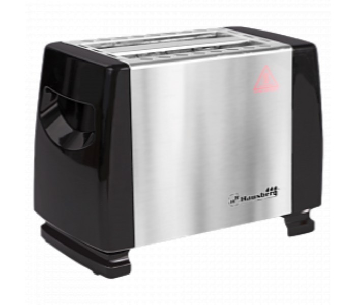 Hausberg HB-150 2 Slice Bread Toaster 700 Watts Silver - Zoom Image 2