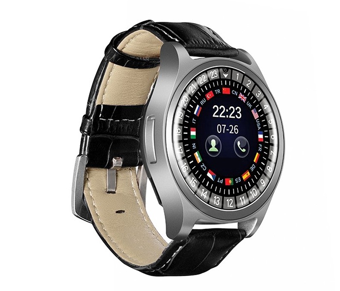 Flli R68 Bluetooth Screen Touch Smart watch - Black - Zoom Image 1