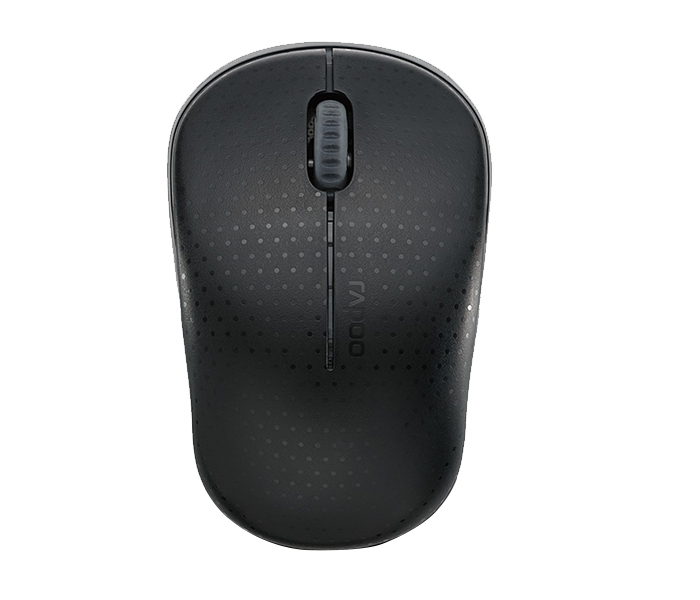 Rapoo M12 2.4GHz Wireless Compact Optical Mouse - Black - Zoom Image 2