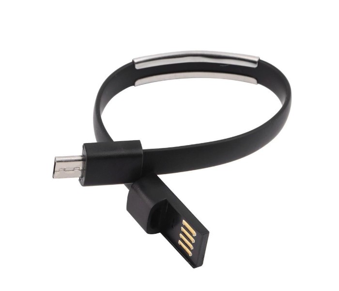 Flat Bracelet  Micro USB Cable for all Android Devices BFDC6 Multicolor - Zoom Image 3