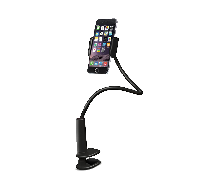 Trands TR-SH592 360 Degree Rotation Free Neck Universal Mobile Phone Holder - Black - Zoom Image 1