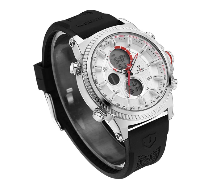 Weide WH-6403PU Analog and LCD Digital Watch Black and White - Zoom Image 1