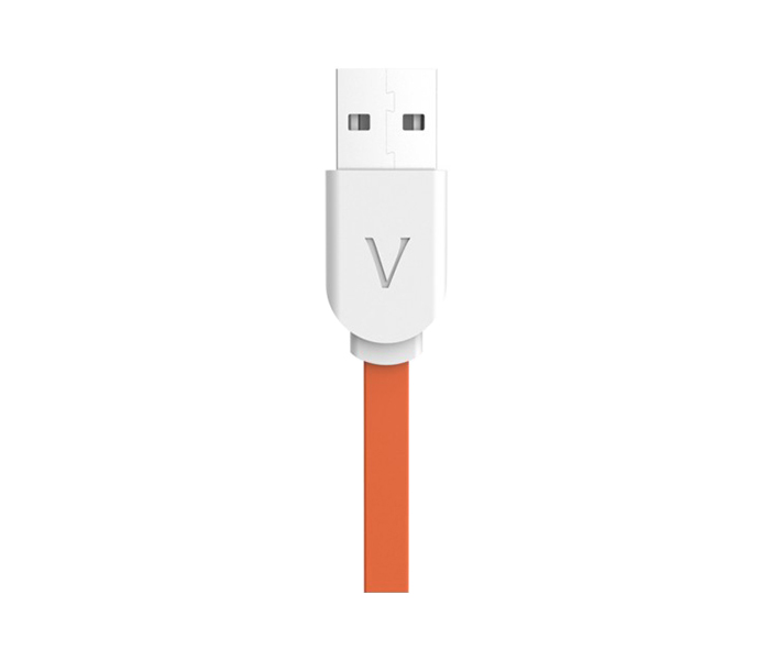 Vidvie CB-409 Data Cable for Smartphone - 1 Meter, Red & White - Zoom Image 1