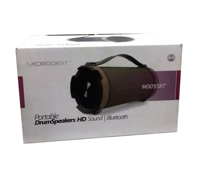 Microdigit M0055RT Bluetooth Portable HD Sound Drum Speaker - Black - Zoom Image 2