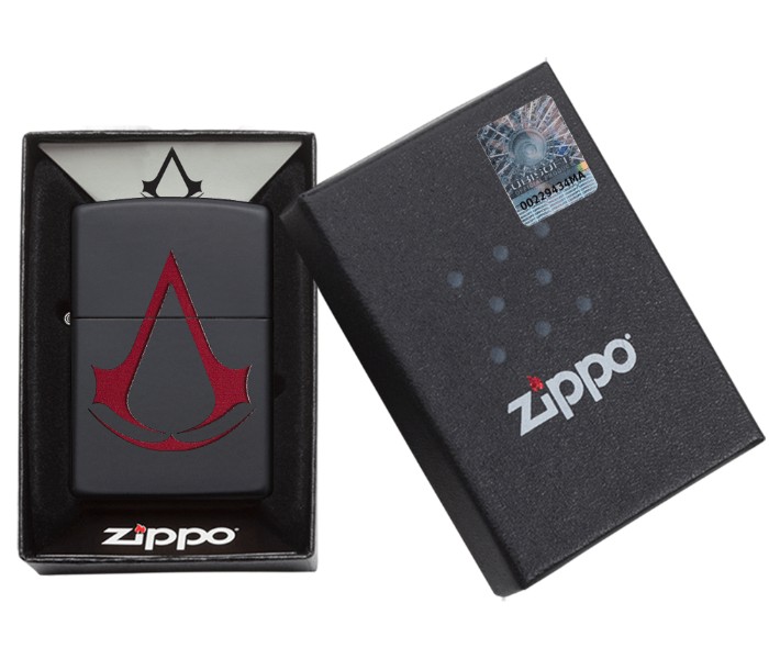 Zippo 29601 Assassin's Creed Lighter Black and Red - Zoom Image 3