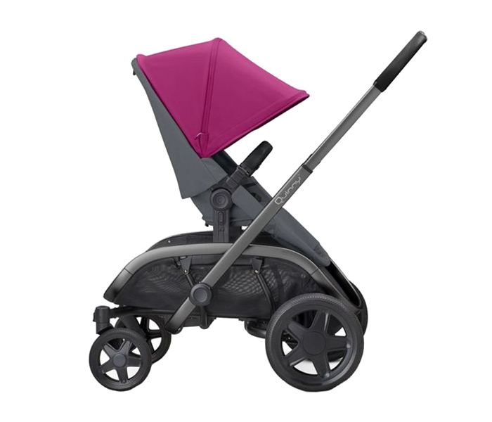 Quinny 1396510300 Hubb Portable Stroller - Pink & Graphite - Zoom Image 1