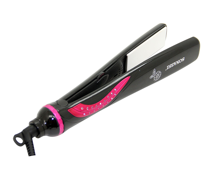 Sonashi SHS-2024 Ceramic Hair Straightener, Black & Purple - Zoom Image 4