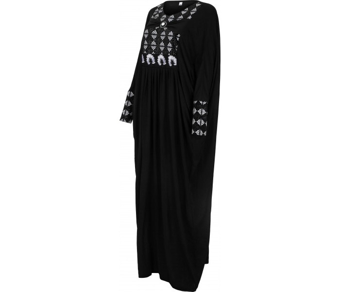 Abaya ABY37M Size M for Women Black - Zoom Image 1