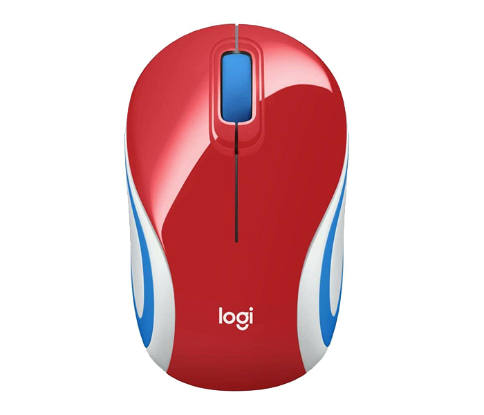 Logitech 910-002732 M187 Mini 2.4GHz Wireless Mouse - Red - Zoom Image 4