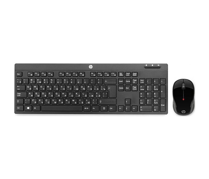 HP Z3Q63AA Wireless Keyboard & Mouse 200 - Black - Zoom Image 2