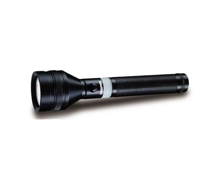 Geepas Torch GFL51013 215 mm Rechargeable LED Flashlight - Black - Zoom Image