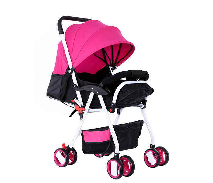 Baby Plus BP7737 Baby Stroller - Pink - Zoom Image 1