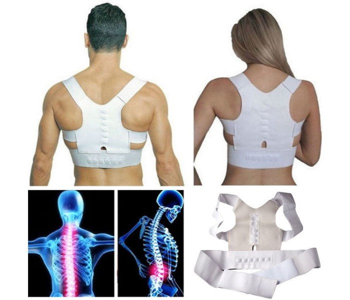 Taqdeer Power Magnet Posture Support XL 17901-1 White - Zoom Image 3