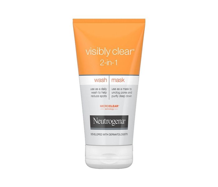 Neutrogena N11305279A Visibly Clear 2-In-1 Wash Mask 150 ml - Zoom Image