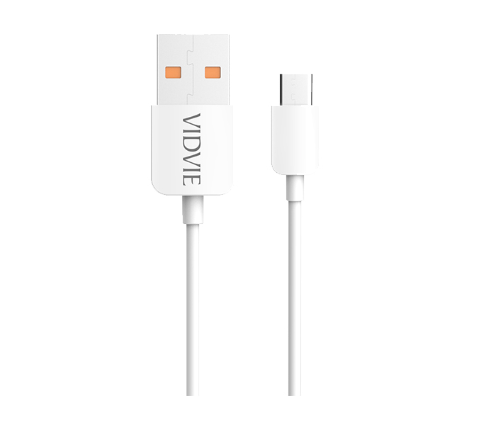 Vidvie CB-412 Data Cable for Smartphone - 1 Meter, White - Zoom Image 4