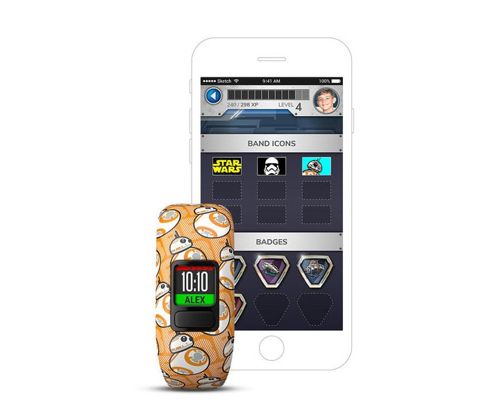 Garmin Activity Tracker Vivofitjr2 Smart Band For Kids - BB-8 - Zoom Image 4