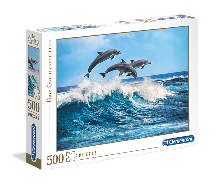 Clementoni 35055 Dolphins Adult Puzzle - 500 Pieces - Zoom Image 3