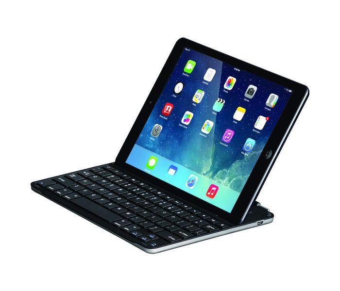 Promate keyCover-Air Sleek Bluetooth Keyboard with Docking Stand for iPad Air – English/Arabic - Zoom Image 7