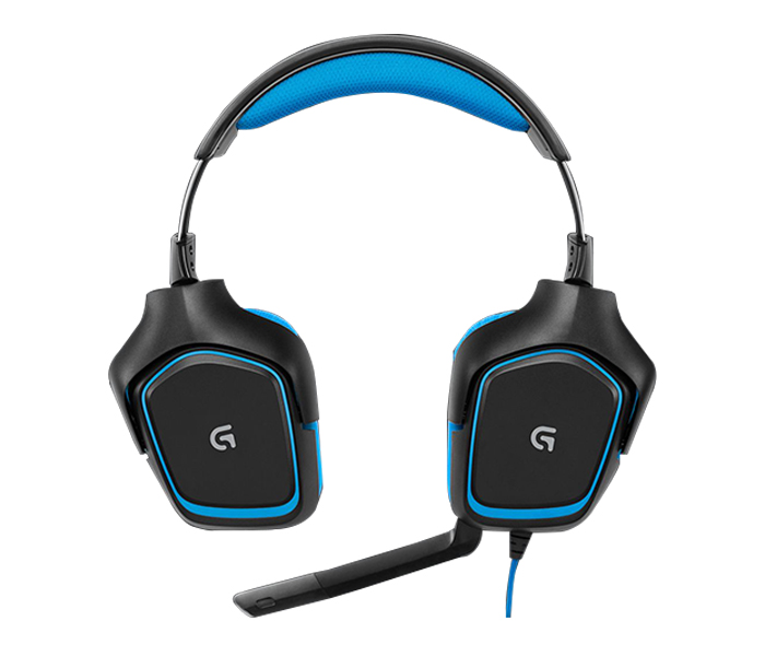 Logitech 981-000537 G430 7.1 Surround Sound Wired Gaming Headset - Blue & Black - Zoom Image 2