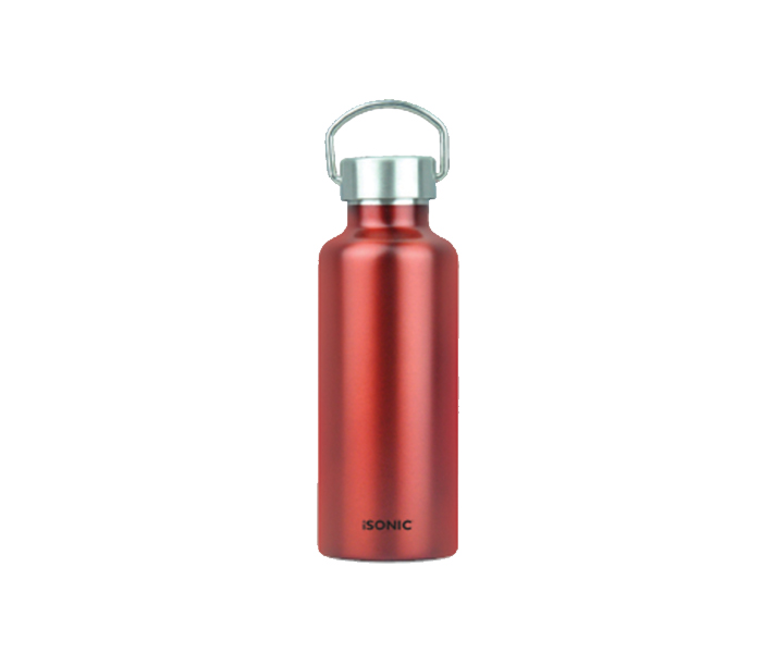 iSonic IVF545 280ML Double Layer Stainless Steel Vacuum Flask - Red - Zoom Image