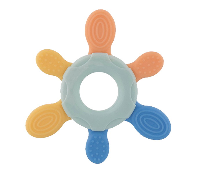 Bebe Confort 3104201080 Bi Texture Flower Teething Ring - Zoom Image