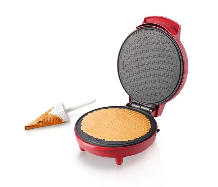 Saachi NL-CN-2352 Waffle Cone Maker Black and Red - Zoom Image 2