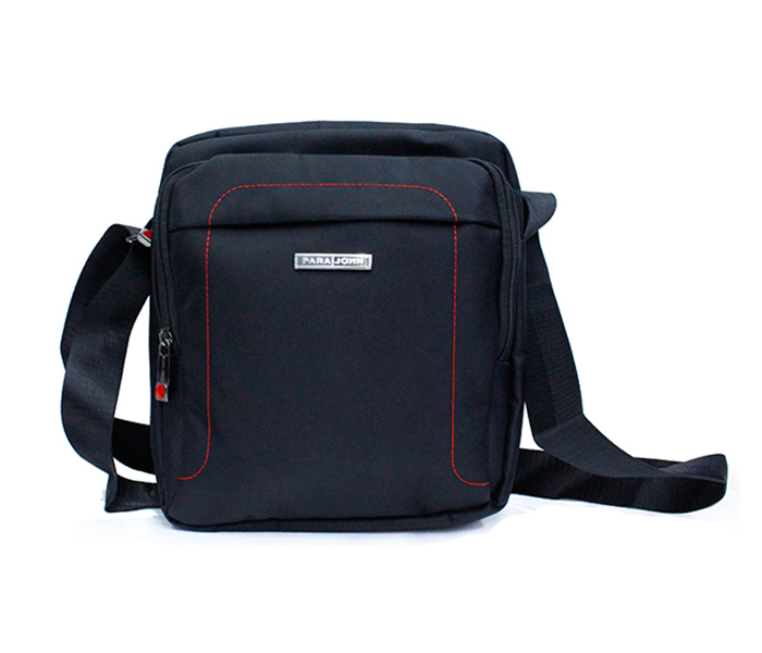 Para John PJSHB9300 Nylon Shoulder Bag - Black - Zoom Image