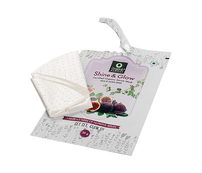 Organic Harvest 20g Shine & Glow Sheet Mask - Zoom Image 2