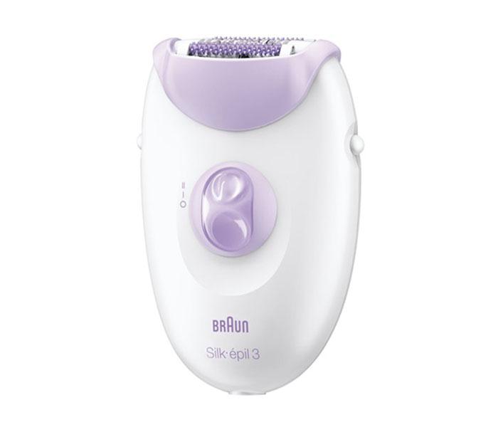 Braun SE 3170 Silkepil 3 Legs Cordless Epilator - White & Purple - Zoom Image 1