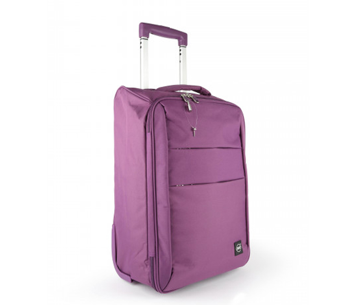 Okko 36421 2in1 Foldable trolley with laptop bag - Purple - Zoom Image 2