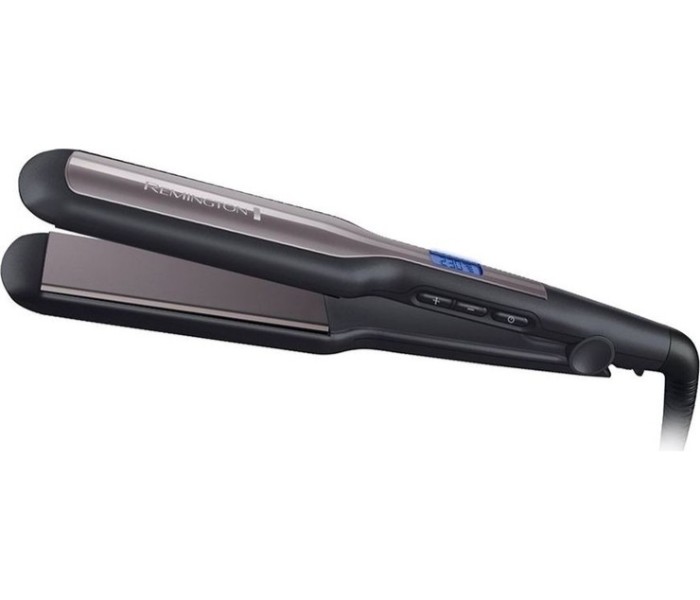 Remington RES5525 Extra Wide Digital Ceramic Hair Straightener Black and Grey - Zoom Image 1