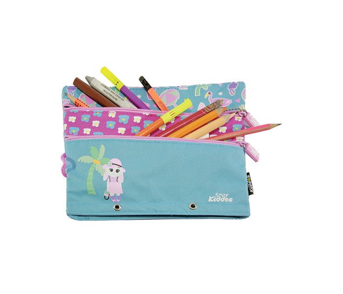 Smily Kiddos SK11003046 Fancy A5 Pencil Case - Light Blue - Zoom Image 2