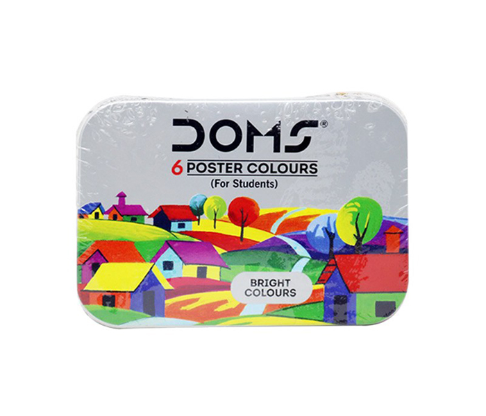 DOMS DM-7100 6 Shades Poster Color - 10ml - Zoom Image