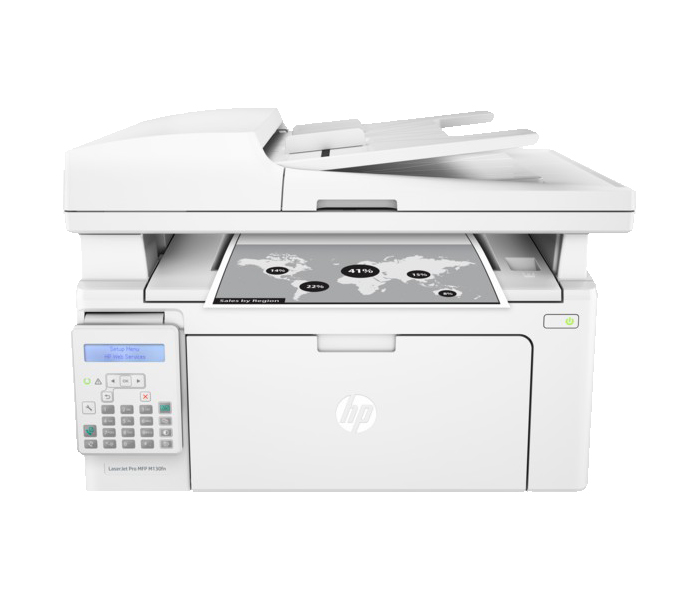 HP M130fn LaserJet Multifunction Color Printer - White - Zoom Image 5