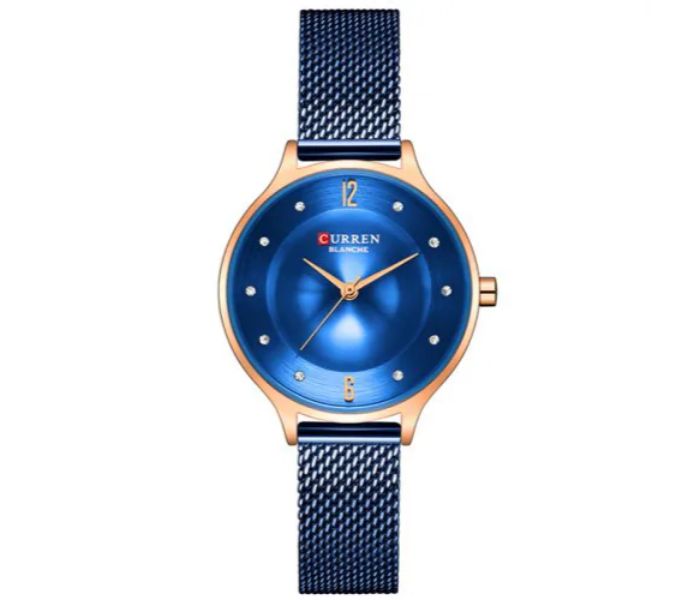 Curren 9036 Analog Quartz Watch For Women Blue - Zoom Image 3