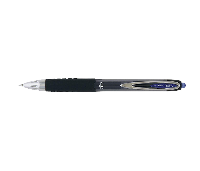 Uni Ball UMN-207 Signo Retractable BallPen - Blue, Pack of 12 - Zoom Image 1