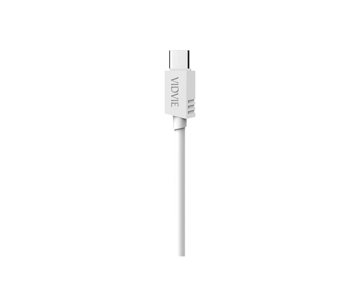 Vidvie CB-404 Type-C Data Cable - 1 Meter, White - Zoom Image 2