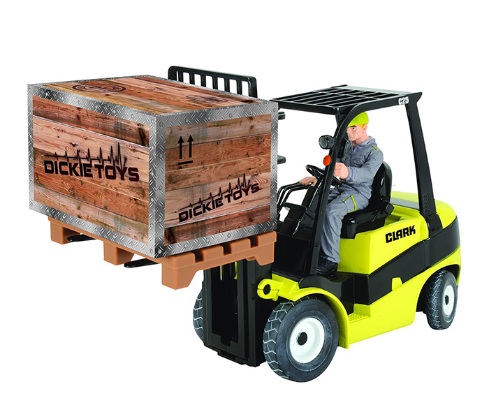 Dickie 201119886 24CM Action Series RC Clark Forklift Vechile - Zoom Image 1