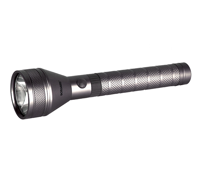 Sonashi SLT-602 3W Rechargeable LED Torch - Grey - Zoom Image 1