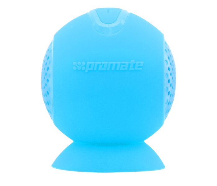 Promate Globo-2 Built-In Mic Portable Wireless Speaker with Suction Cup - Blue - Zoom Image 1