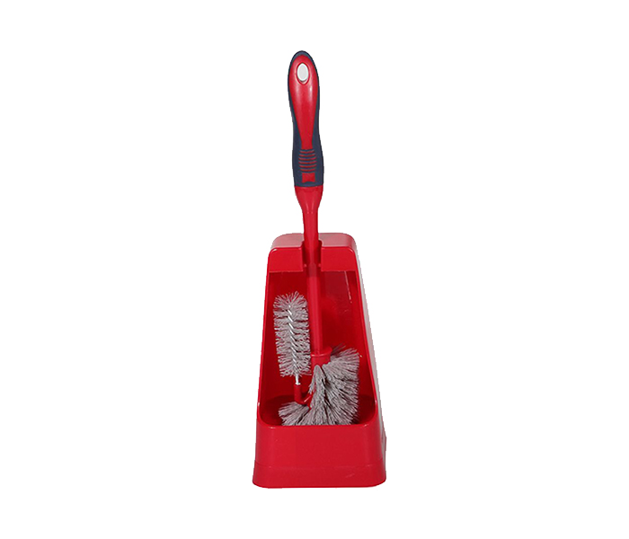 Royalford RF8834 One Click Series Toilet Brush - Red & Blue - Zoom Image 1