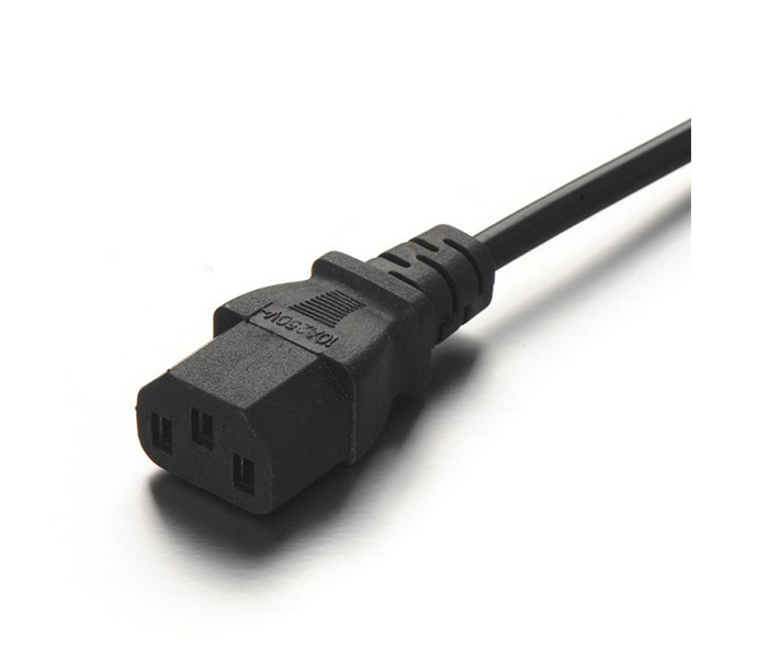 Iends Desktop 3 Prong AC Power Cable 1.5 Meter IN-CA872 – Black - Zoom Image 2