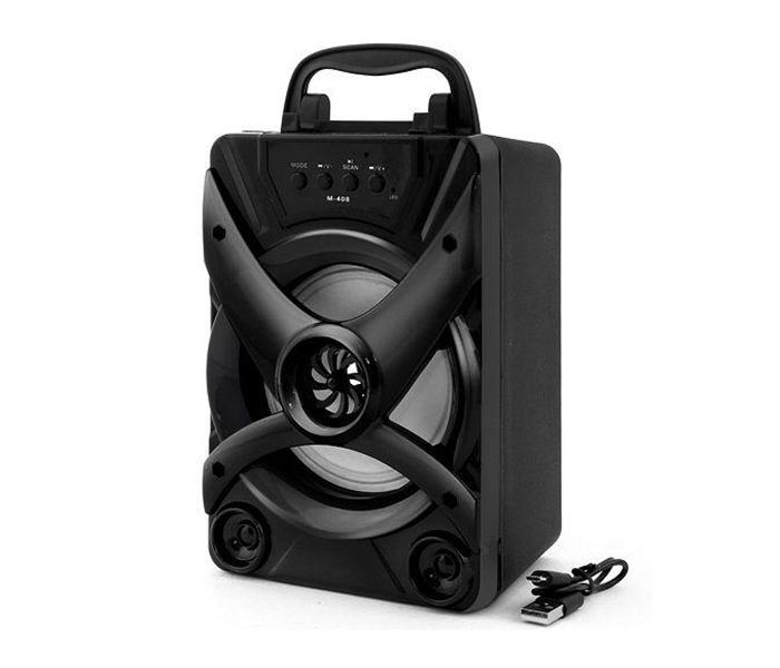 M-408 Portable Speaker System with Bluetooth - Black - Zoom Image 5