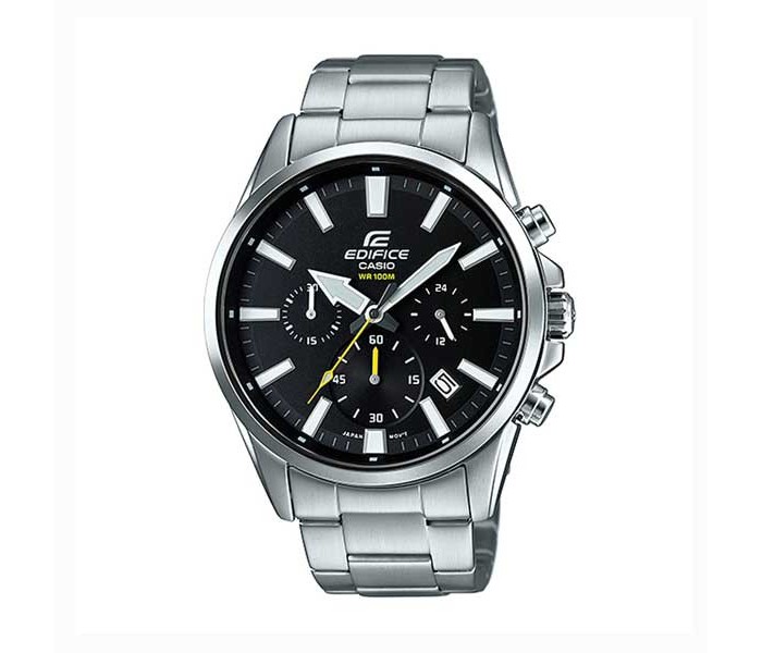 Casio Edifice EFV-510D-1AVUDF Mens Analog Watch Silver and Black - Zoom Image